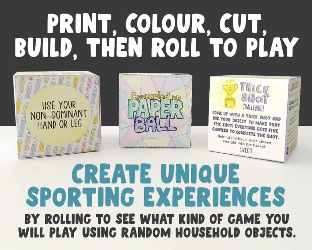 Our unique movement dice game, Just Roll With It, is the perfect holiday gift idea for kids.